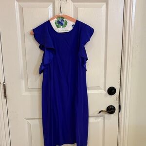 Amanda Uprichard Vibrant Blue Dress